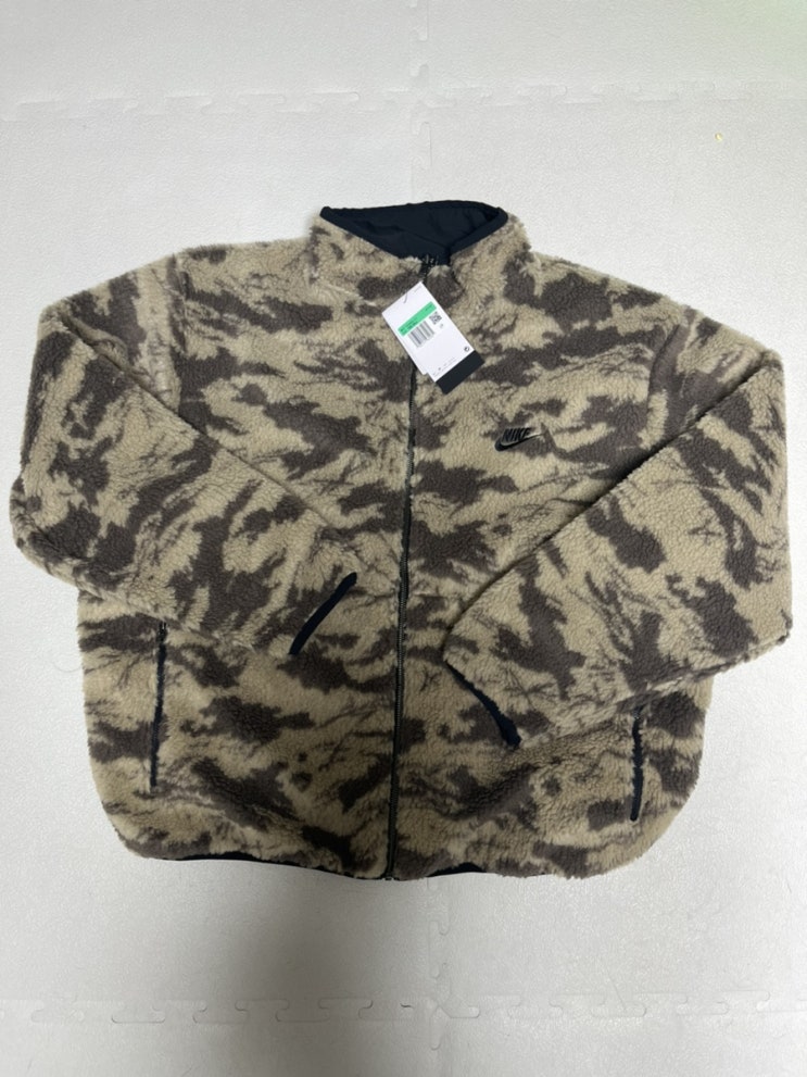  나이키 데일리점퍼 스포츠웨어 클럽 플리스+풀집 리버서블 점퍼 DQ4885-010