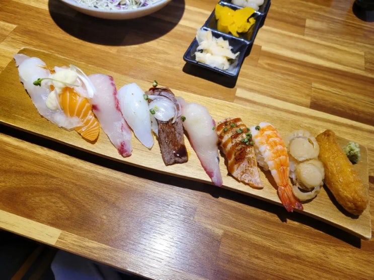  연산동맛집 벚꽃스시 점심특선 초밥B 세트 후기