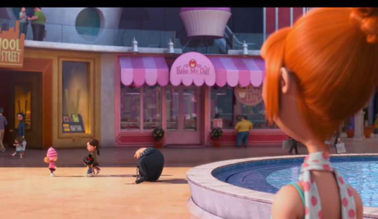  리얼학습일기 - 슈퍼배드 2 Despicable Me 2 - Day 10 아빠 직장에 온 세 딸 W3-Nov