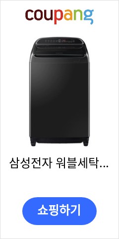 삼성전자 워블세탁기 WA16T6264BV 16kg 방문설치, 블랙케비어 오늘 이가격이면 득템