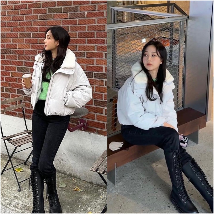  오영주 인스타 옷! 온앤온 구스다운&여성니트 겨울 사복 패션 추천