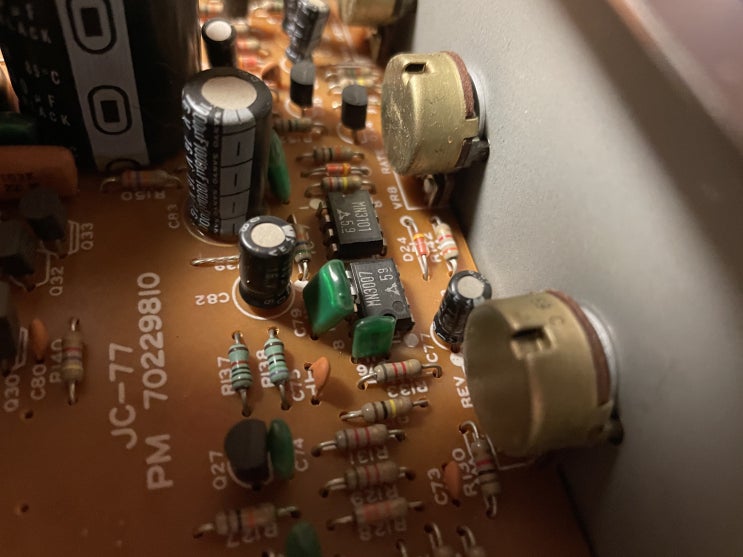  Roland JC-77 롤랜드 재즈코러스 리버브 수리 및 220V 개조