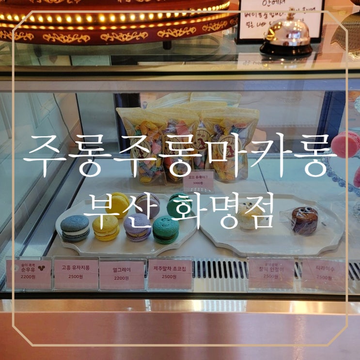  화명동 주롱주롱마카롱 ; 파티용 디저트 내돈내산 후기