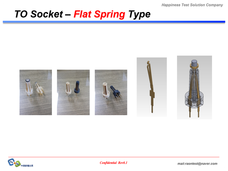 [TO Socket 10] TFlat Spring Type...LD&LED용