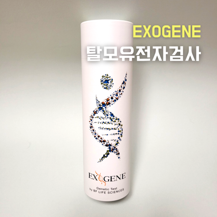  엑소진 남성형탈모 유전자검사키트 후기