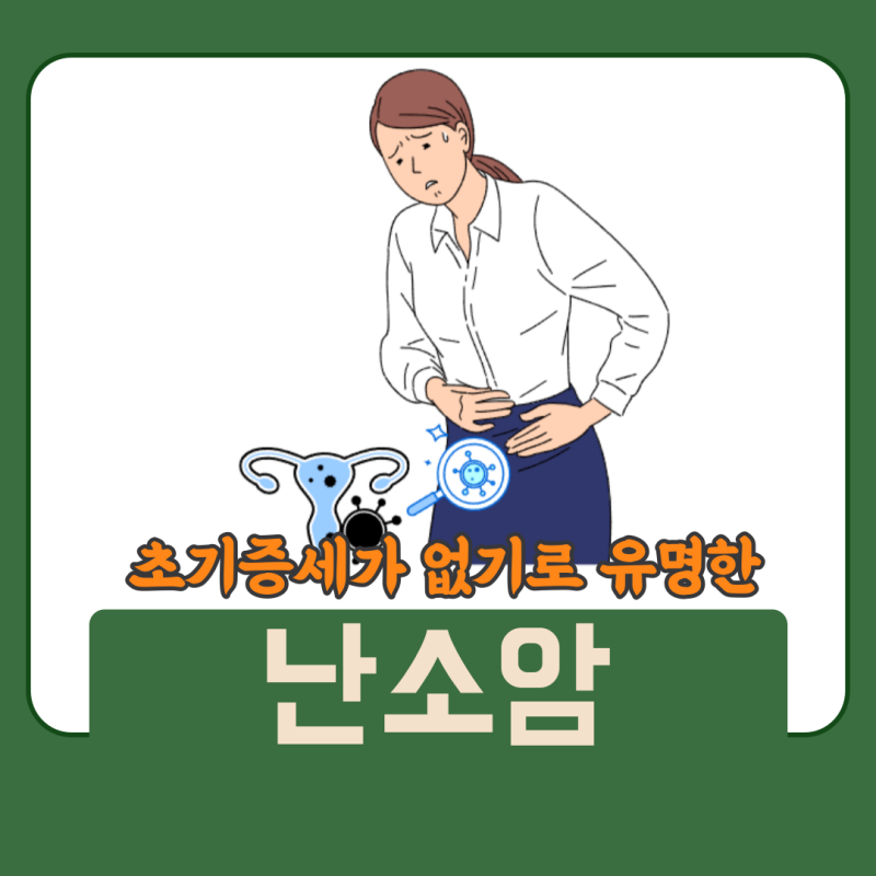 난소암 초기증상 및 원인 (3기 4기 생존율)