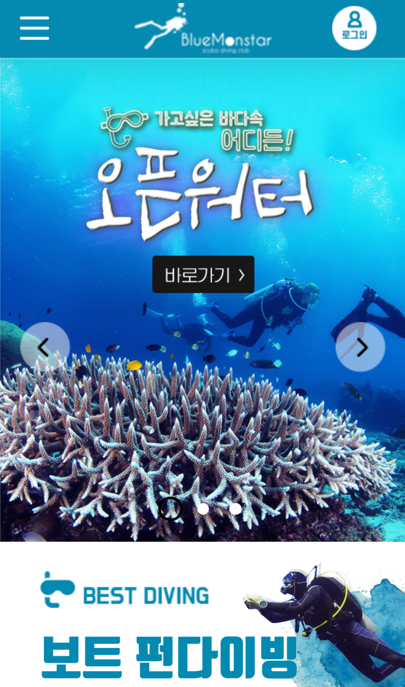 세부 다이빙 세부 스쿠버다이빙 블루몬스타