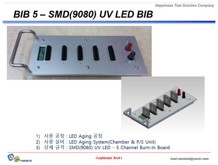 [BIB 5] SMD(9080) UV LED BIB...LED용