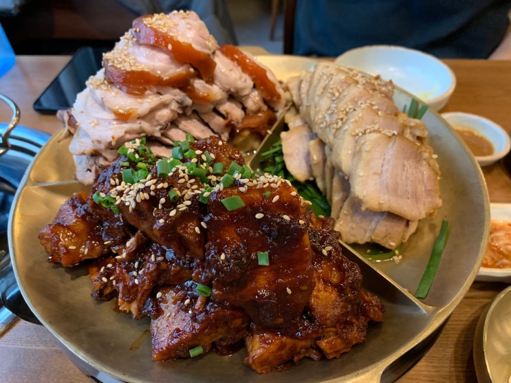 부산 해운대 중동 해운대구청 근처 맛집 "삼다진족" 삼다3족 주문해먹었는데 여긴 고기에 진심인듯 야들야들한 족발과 보쌈맛에 반했어요! (+ 메뉴,매장분위기, 맛후기주차 등등)