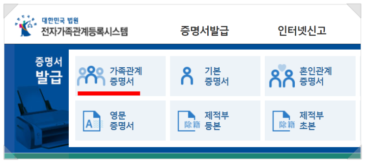 미성년자 기본증명서, 가족관계증명서 온라인 발급방법 (ft 자녀 계좌개설 서류)