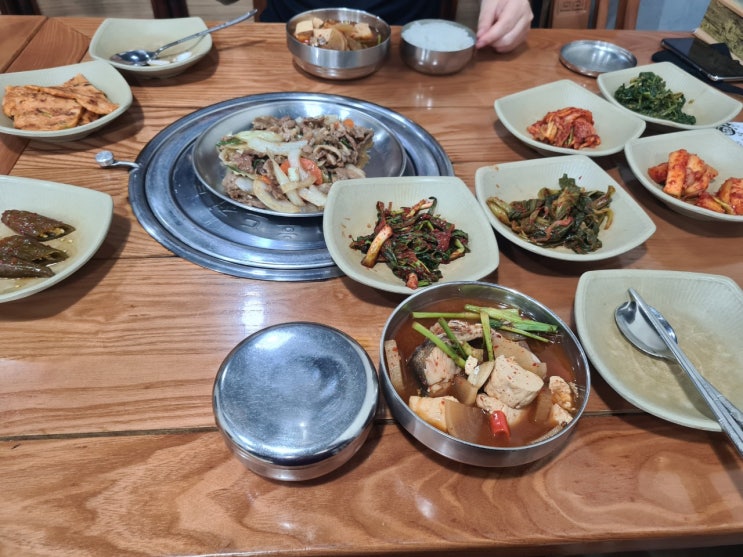 하노이 미딩 한식 백반 맛집 "달인"