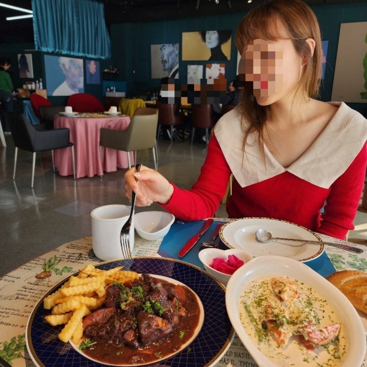  프랑스백반 강화도 맛집 데이트 크리스마스 요리 코코뱅 추천