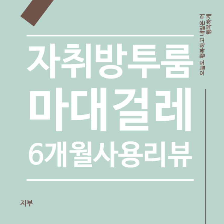  자취방 투룸 손걸레질 하다 무릎 망가질 거 같아서 산 밀대 걸레 6개월 사용 리뷰