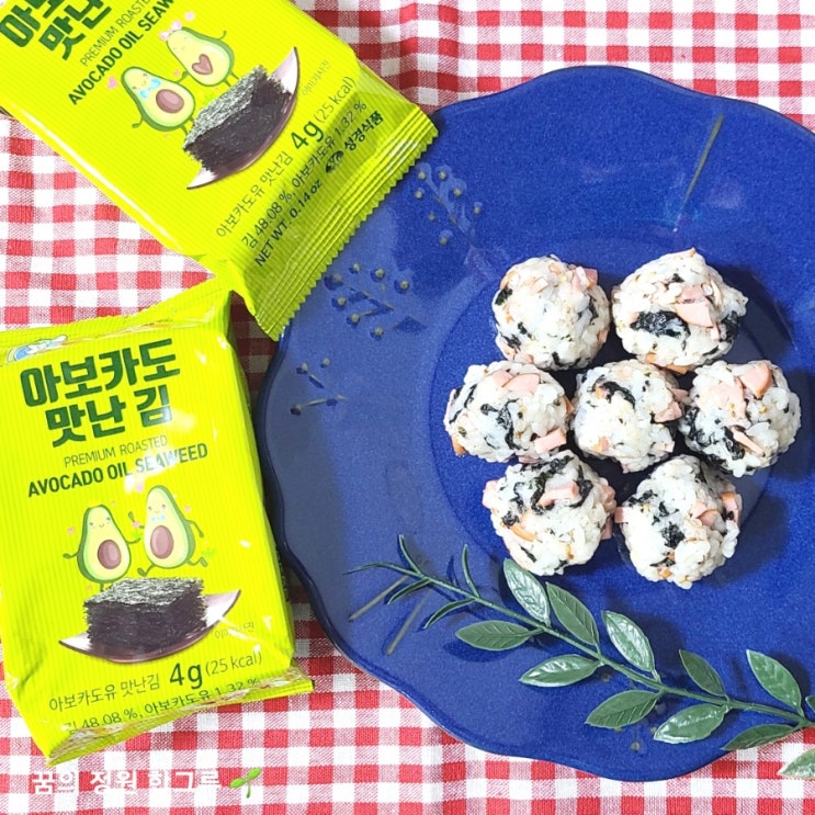  내돈내산) 지도표 성경김 아보카도 김 도시락김 리뷰