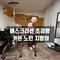  에스크리션 초경량 카본 노인지팡이 선물해드렸어요