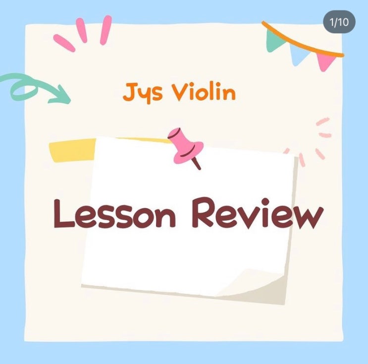 [대구 바이올린 레슨] 믿고 맡기는 Jys Violin 레슨 후기  | 믿고 맡겨주셔서 감사합니다 