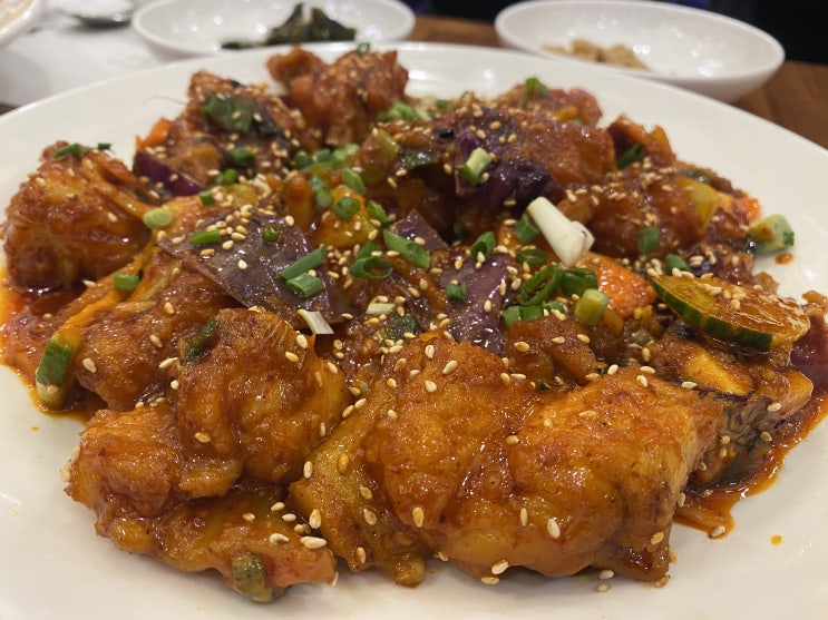 나주 혁신도시 아구찜 [돌담] 가족모임, 배달 맛집
