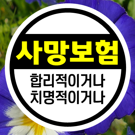  질병사망보험금 지급, 합리적이거나 혹은 치명적이거나!