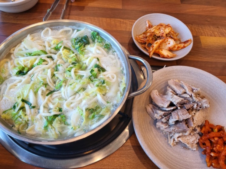  [영종도맛집]줄서서 먹는 칼국수보쌈 무한리필 맛집 "조은전골칼국수"