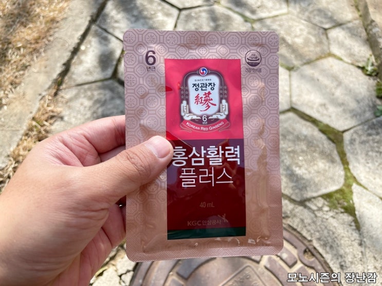 정관장 6년근 홍삼활력 플러스 건강기능식품 후기