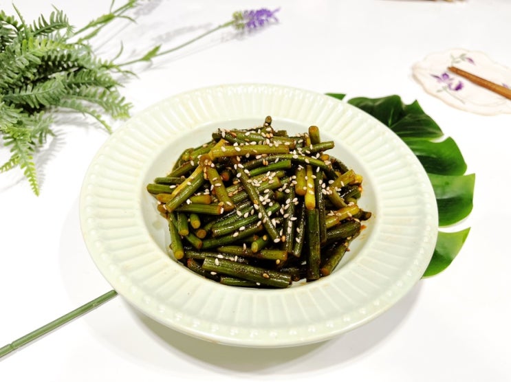 고추장 마늘쫑무침 5월 제철음식 간단 야채 반찬 마늘종무침 마늘종요리