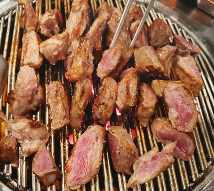  상주 함창 점촌 고기 맛집 삼거리연탄구이 꽃목살 삼겹살 점심도