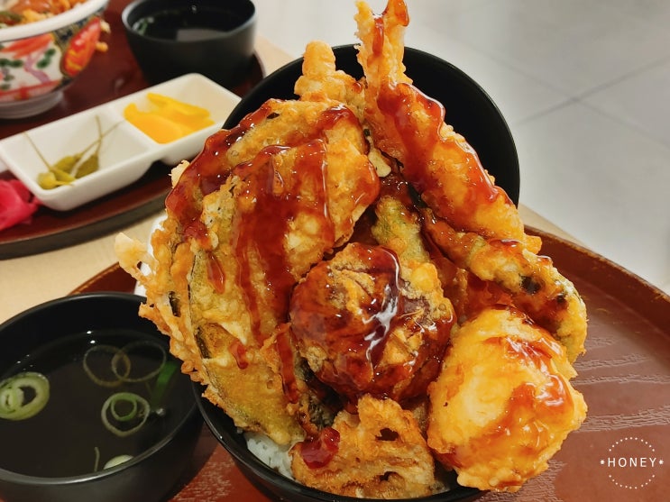  신세계 경기점 푸드코트 식당 온기정 텐동