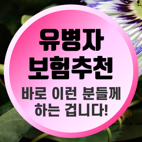  유병자보험추천, 바로 이런 사람들에게 하는 겁니다.