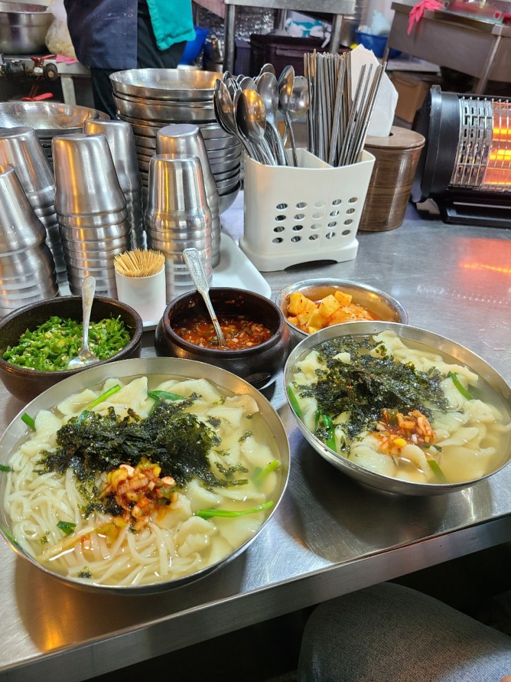 [포항] 죽도시장맛집 필수 먹거리 육전, 수제비골목 칼제비 후기 (보너스 순영네밥집)