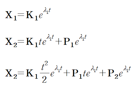 [공업수학] 연립미분방정식 예제 : 제차 방정식 (Homogeneous Equation)