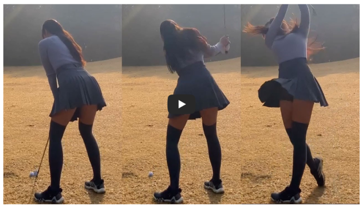  [골프스윙 연속방송] 와우~~~임팩트 연습할때 진짜 도움되겠네요!!!