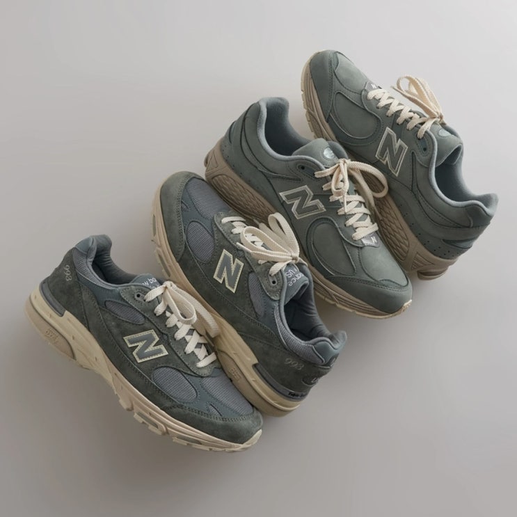  키스(Kith) x 뉴발란스(New Balance) ‘피스타치오’ 협업 모델 993, 2002R 출시 안내
