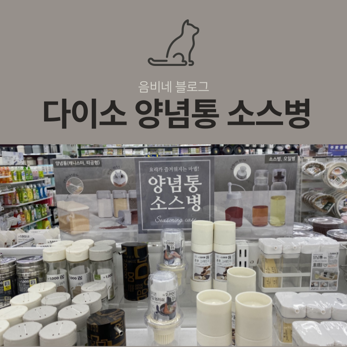  캠핑 양념통 추천, 가성비 최고 다이소 양념통