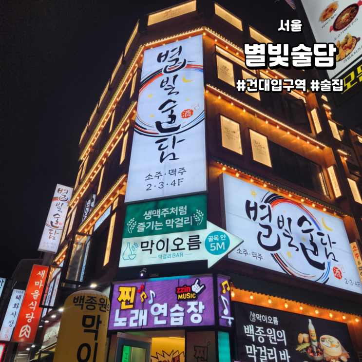  [서울/건대입구술집] 별빛술담 | 술 먹으러 왔는데 밥집 맛집 찾은듯한 느낌의 술집 (feat. 여사장님 매우친절..)