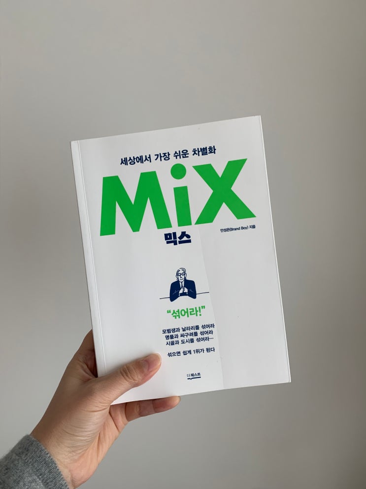  [책리뷰] 브랜드보이 안성은 작가 'Mix(믹스)'