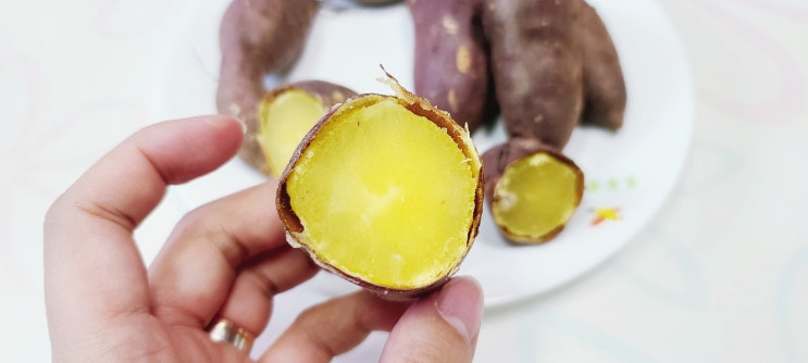 샛노란 맛있는 꿀고구마 오온농장 한입고구마