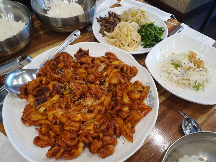매콤한 음식땡길땐? 쭈꾸미킹 광릉수목원점