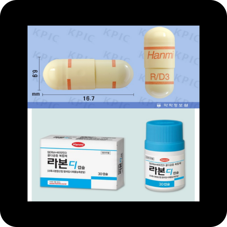 라본디캡슐, 여성 폐경기 골다공증 약 효과/부작용