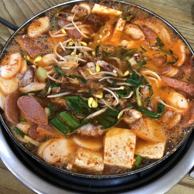  인천 청학동 맛집 동춘옥 낙지부대찌개 솥밥 존맛탱