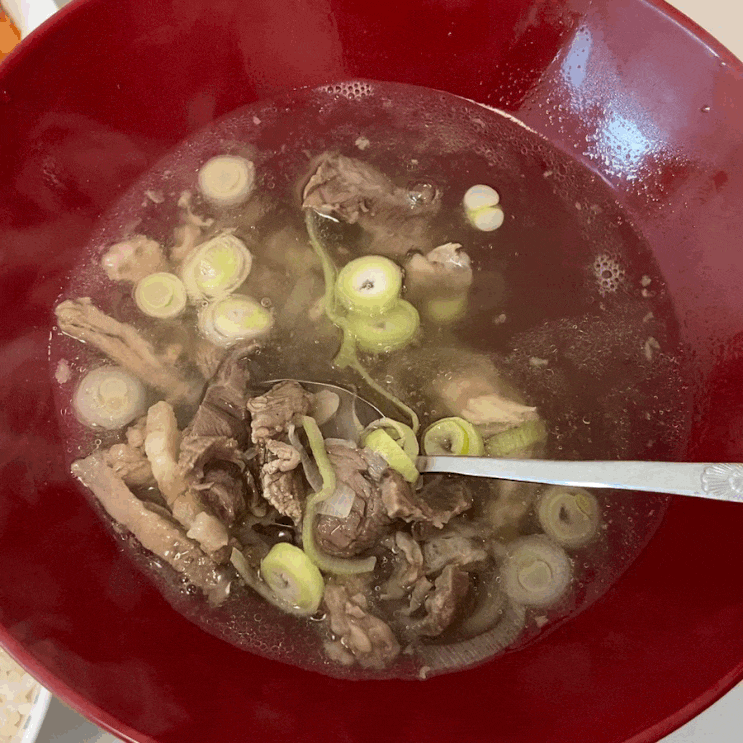  밀키트 추천, 삼백도씨 미경산 한우 스지곰탕 (인생 곰탕 밀키트 후기)