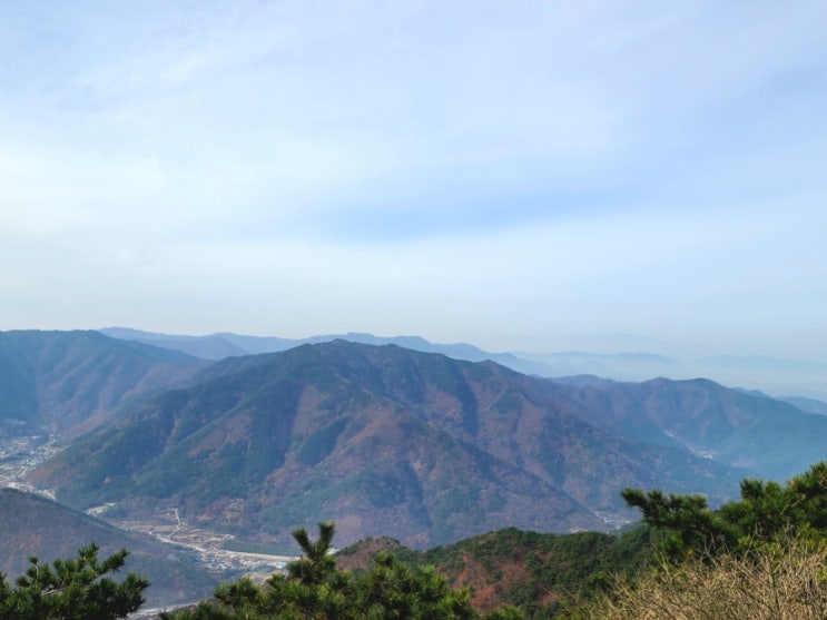  마산 무학산 등산 코스(서원곡 주차장~중간 전망대~서마지기 ~무학산~원점)