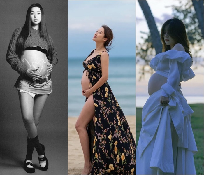 이하늬·전혜빈·벤·지소연, 스타들의 만삭 화보 최신 트렌드...키워드는 자신만의 개성과 당당함 이하늬·전혜빈·벤·지소연, 스타들의 만삭 화보 최신 트렌드...키워드는 자신만의 개성과 당당함