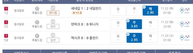 프로토 카타르 월드컵 월-화 경기 적중 및 한폴낙 (부제 : 아, 아르헨티나) 프로토 카타르 월드컵 월-화 경기 적중 및 한폴낙 (부제 : 아, 아르헨티나)