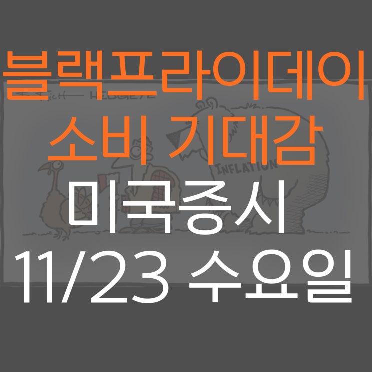 블랙프라이데이, 소비 폭발 후 실적 기대감 (11/23 수)