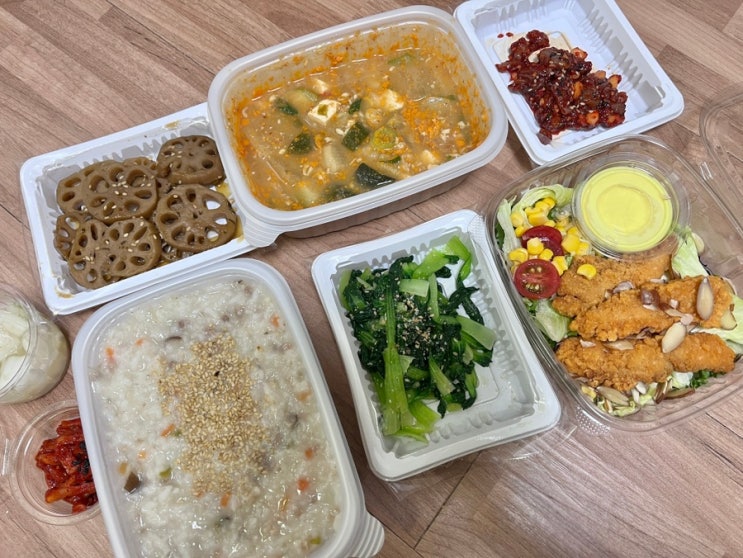  부산반찬배달 푸드마커 반찬부터 샐러드, 죽까지 배송후기