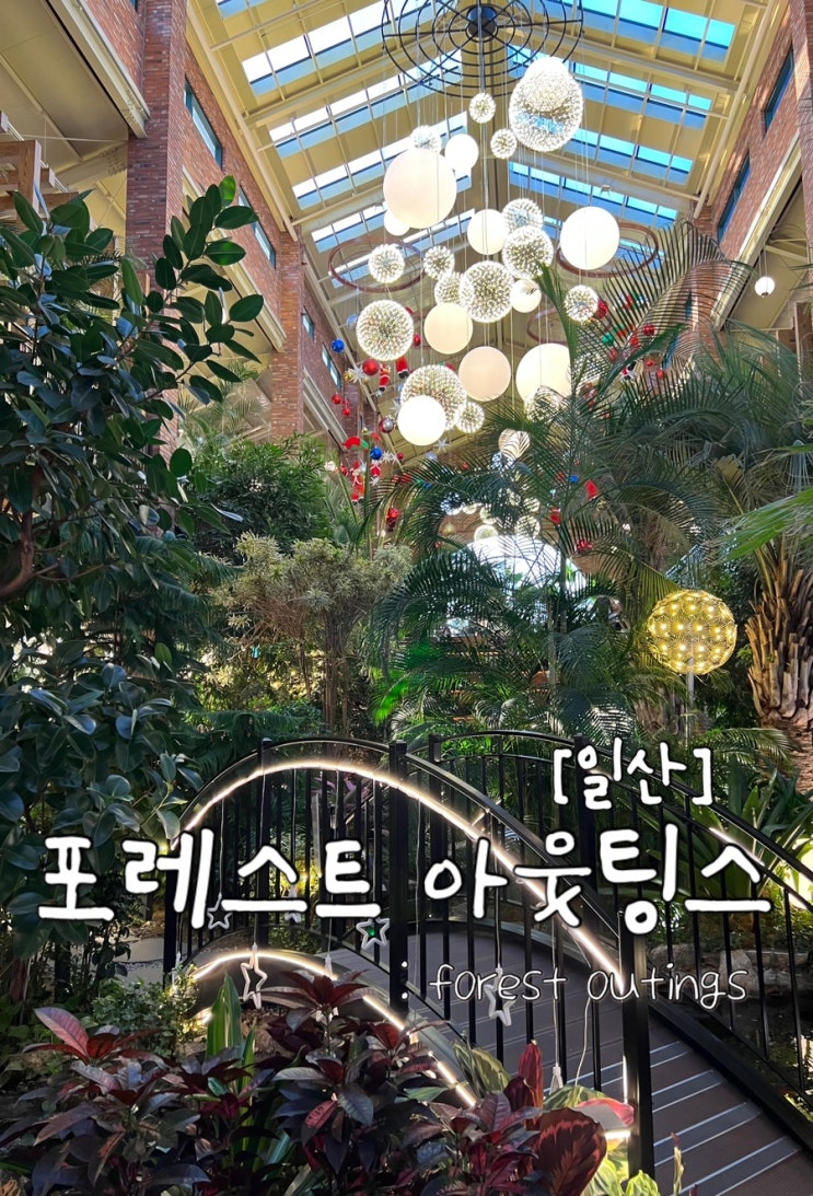  [일산 카페] 일산 대형 식물원 카페 "포레스트아웃팅스"