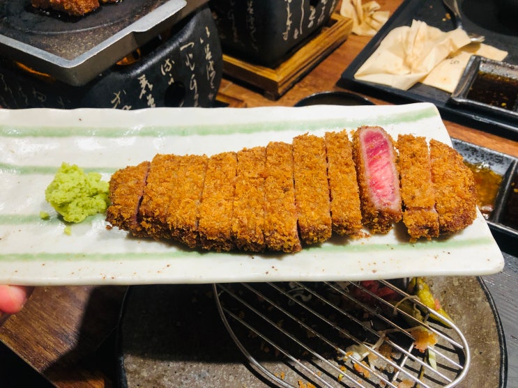 인천 송도현대아울렛 규카츠 맛집추천 후라토규카츠