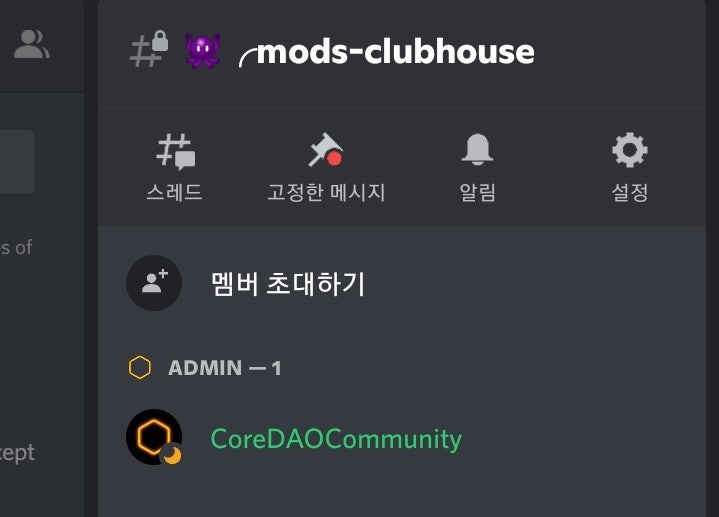  코어다오 메인넷 일정 및 2차 KYC에 관한 모더방 답변. 락업기간.