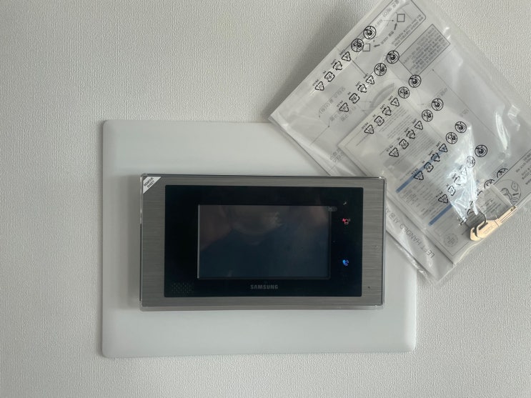  오산 궐동 제일하이빌아파트 삼성 비디오폰 SHT-3527XA, 삼성 도어락 SHP-DR900 설치 후기