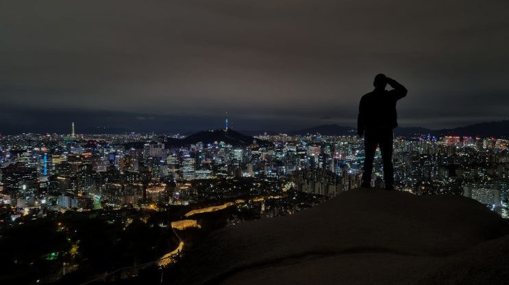 220413 서울 인왕산 범바위, 밤바리 & 야간 산행